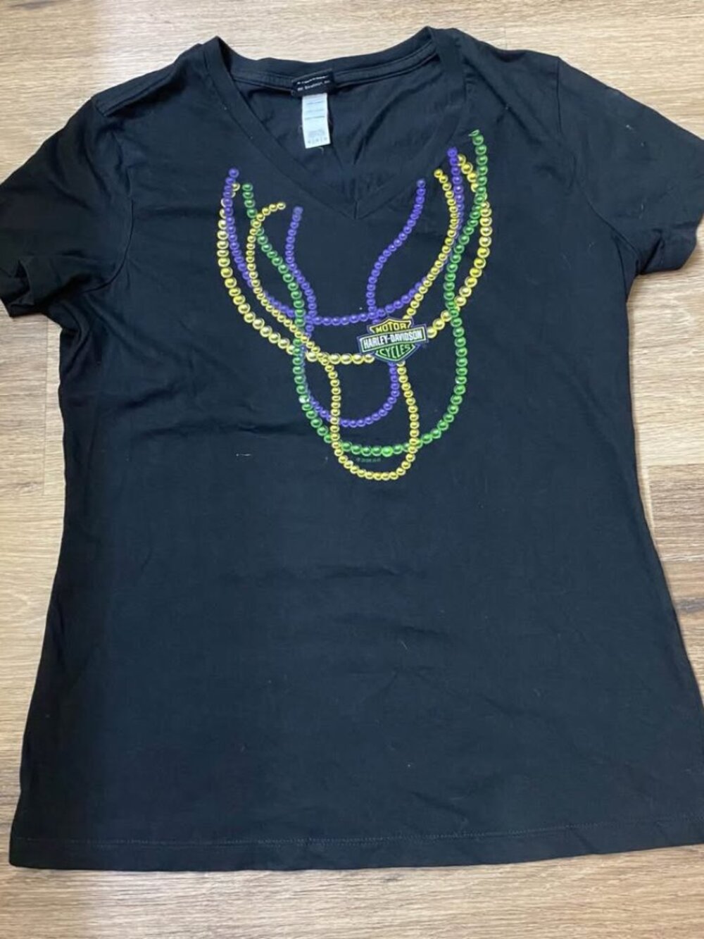 **“Come Get Your Beads!” Harley-Davidson Bourbon Street New Orleans Mardi Gras